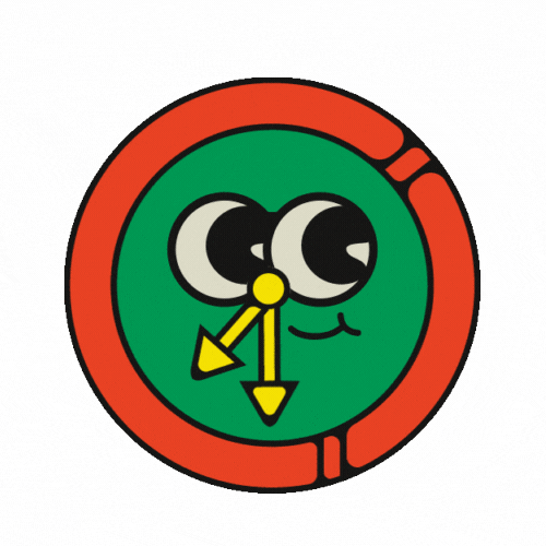 Gif image of an animated clock.