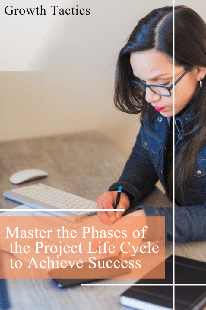 4 phases of project life cycle pin