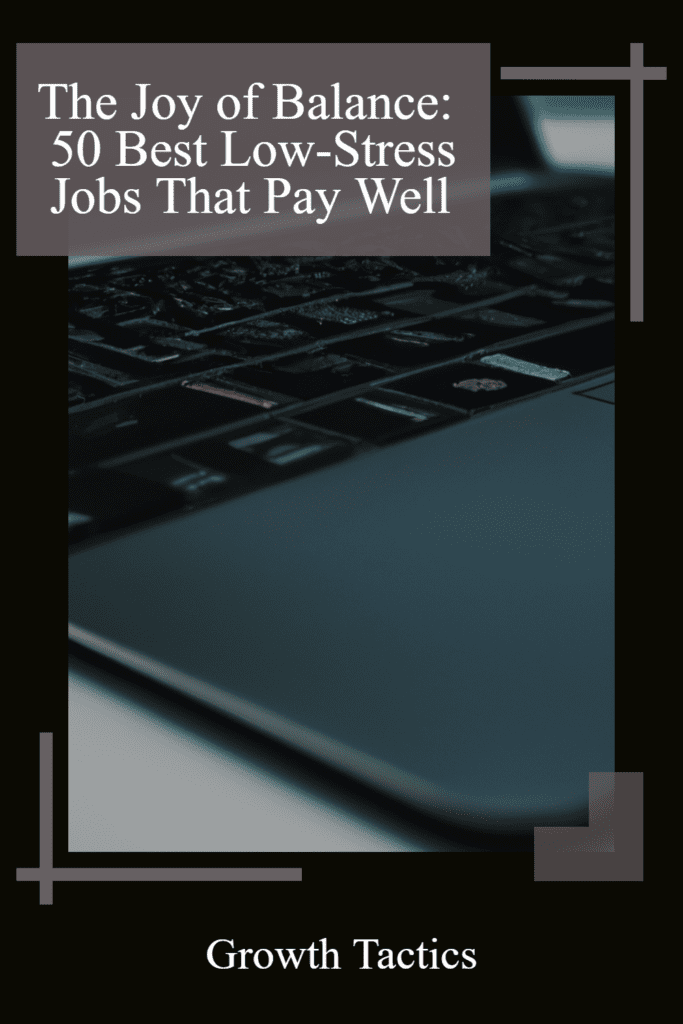low-stress jobs pin