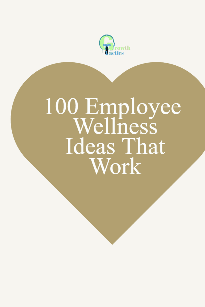 employee health and wellness ideas pin image