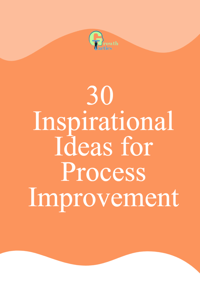 inspirational ideas for process improvement pin