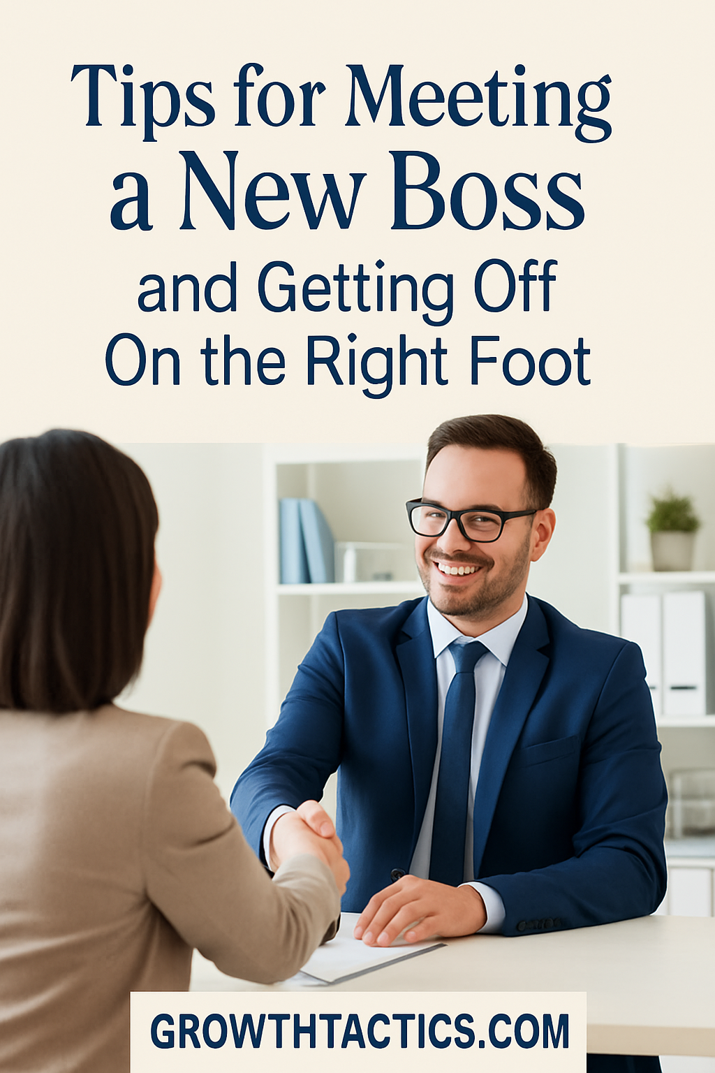 tips for meeting a new boss pin