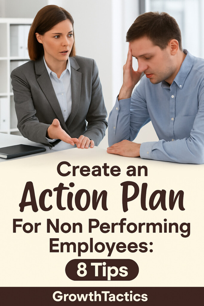 create an action plan for non performing employees pin