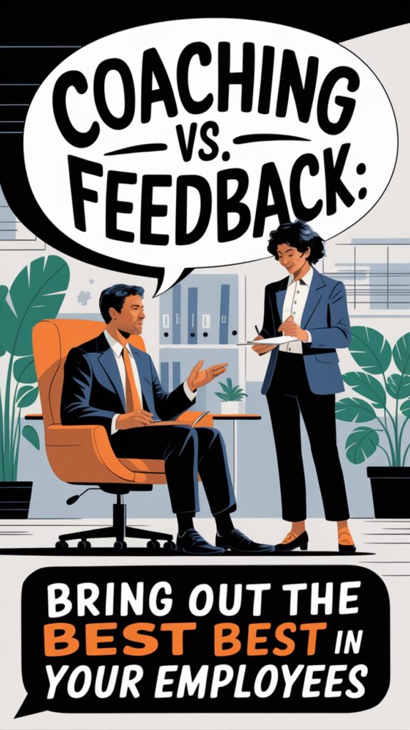 Coaching Vs Feedback: Bring Out the Best in Your Employees pin