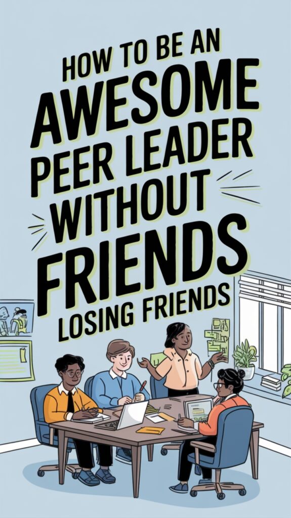 How to Be An Awesome Peer Leader Without Losing Friends pin