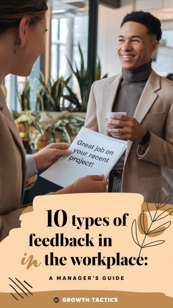 10 Types of Feedback in the Workplace: A Manager's Guide pin
