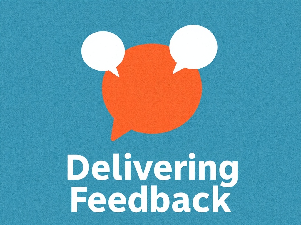 Chat bubbles with delivering feedback