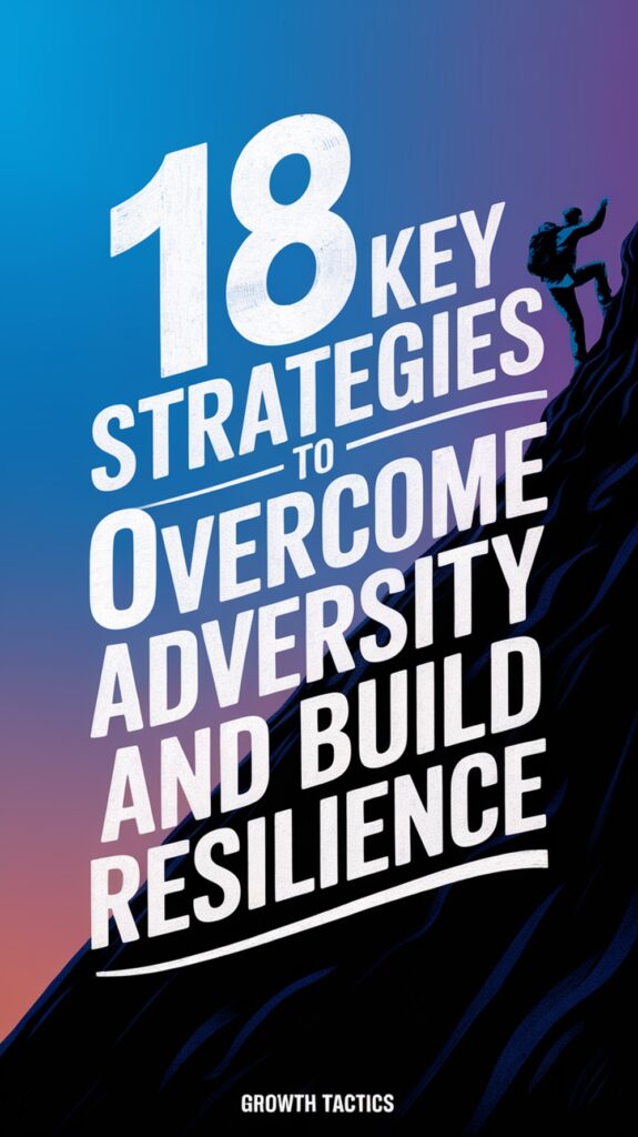 Overcome adversity pinterest image